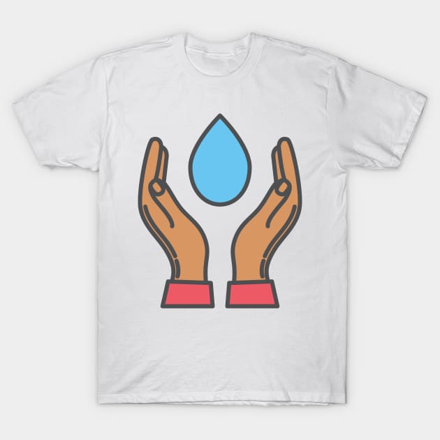 Clean Water T-Shirt by SWON Design